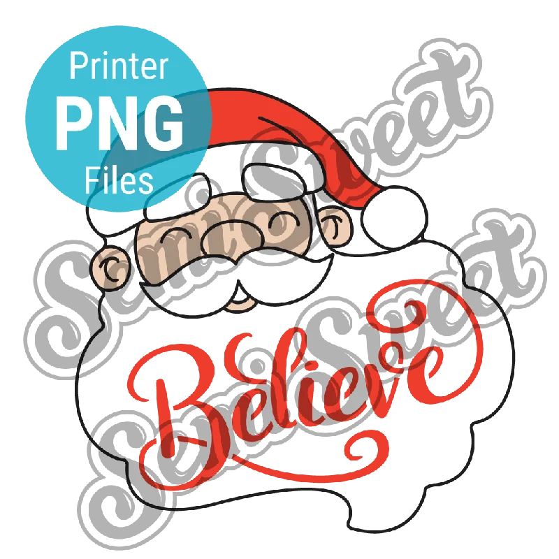 Santa Beard Plaque - PNG Images