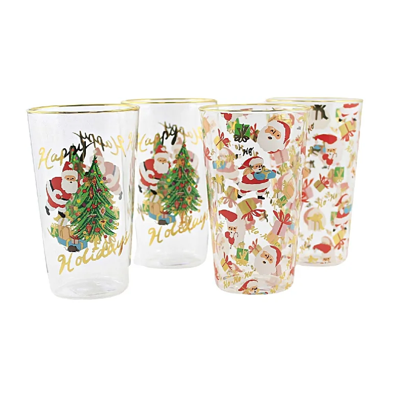 Santa Drink Glasses