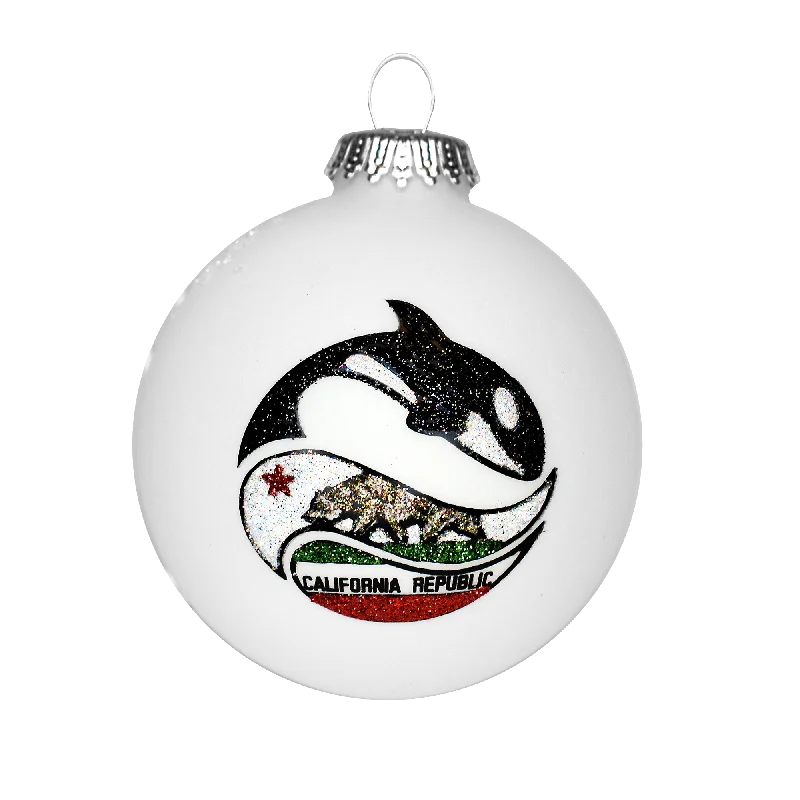 SeaWorld California State Local Glass Ball Ornament