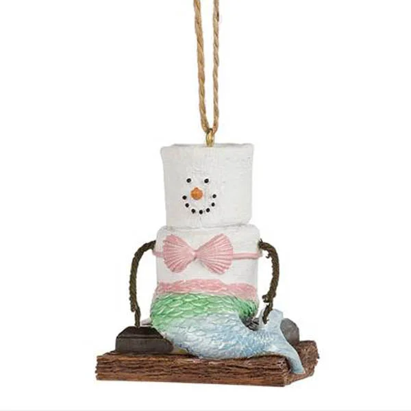 S'mores Mermaid Ornament