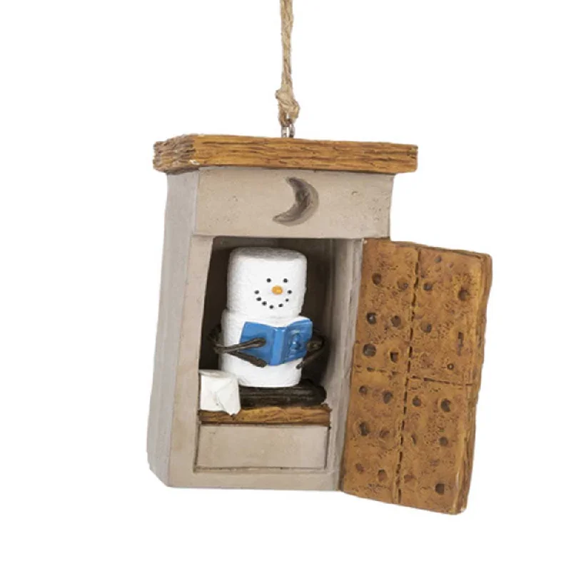 S'mores Outhouse Ornament