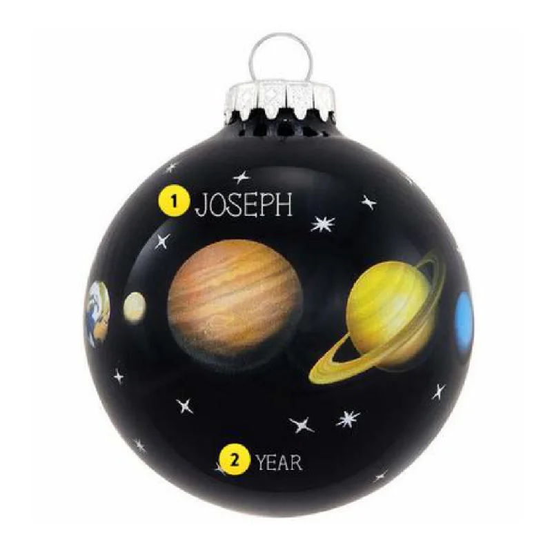 Personalized Solar System Ornament