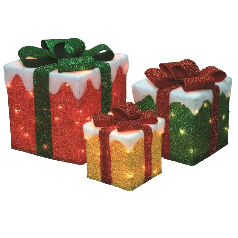 Sparkly Lighted Gift Set (Set of 3)