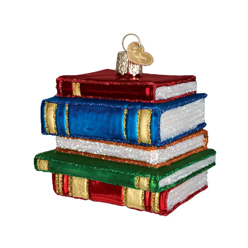 Stack of Books Ornament - Old World Christmas