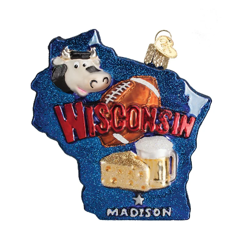 State of Wisconsin Ornament - Old World Christmas