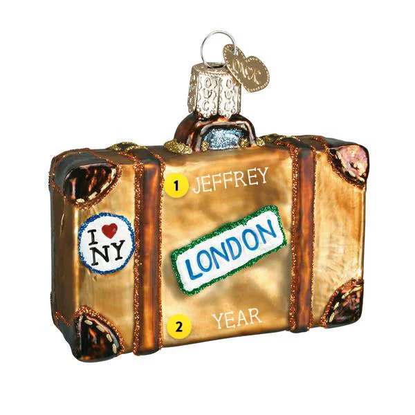 Suitcase Ornament - Old World Christmas