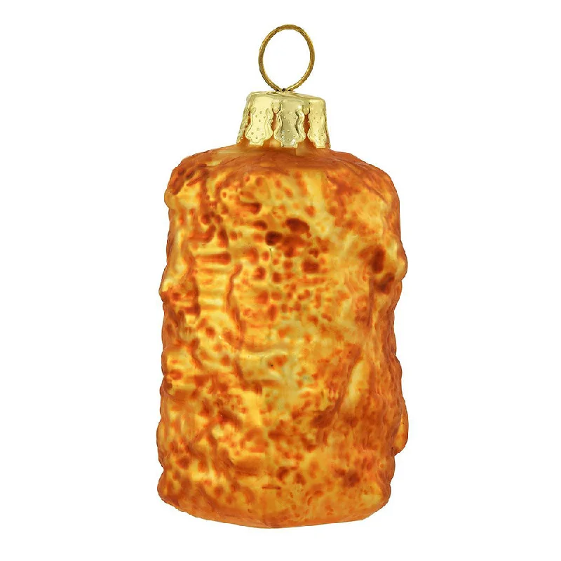 Tater Puff Glass Ornament