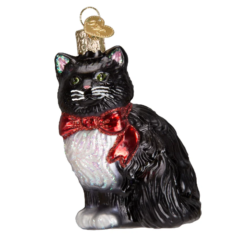 Tuxedo Kitty Ornament - Old World Christmas