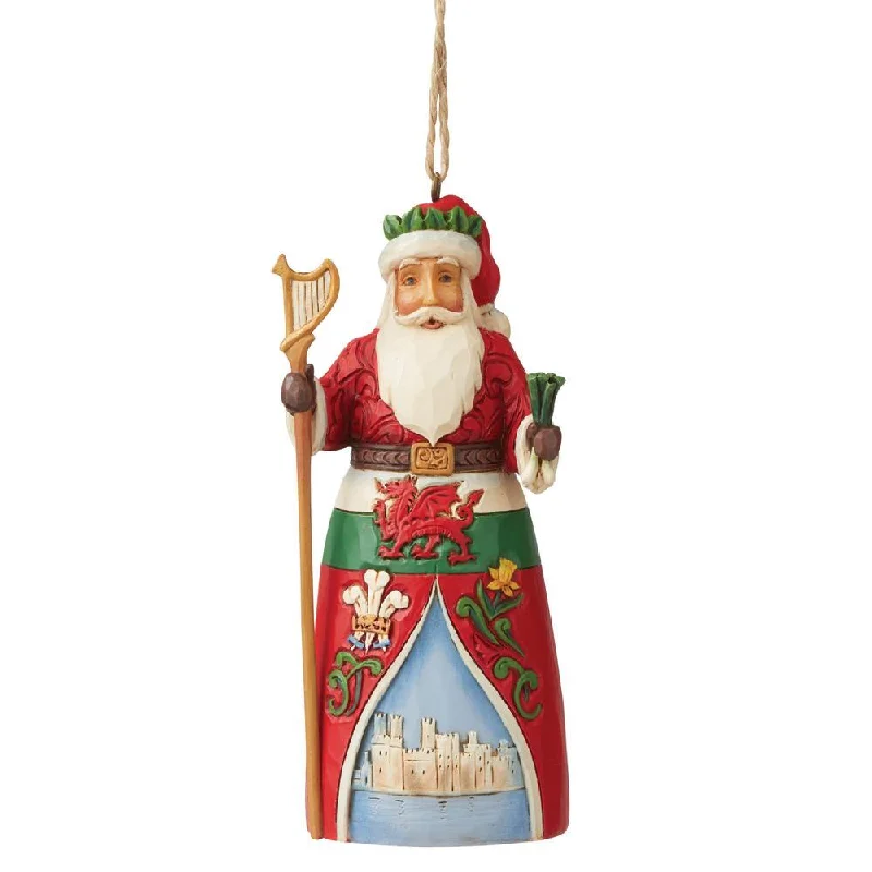 Welsh Santa Ornament - Jim Shore