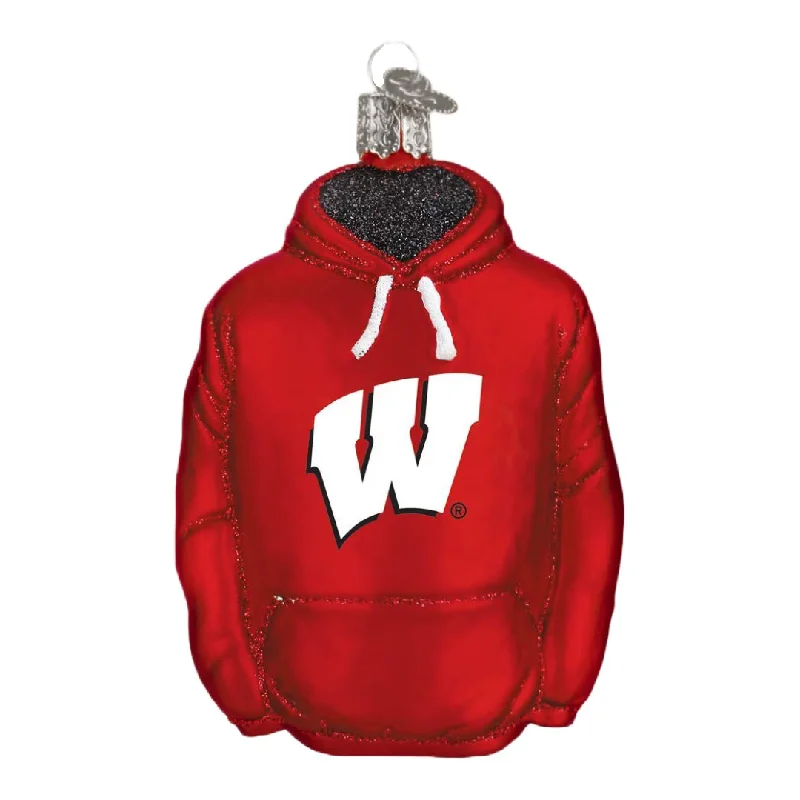 Wisconsin Badger Hoodie Ornament - Old World Christmas