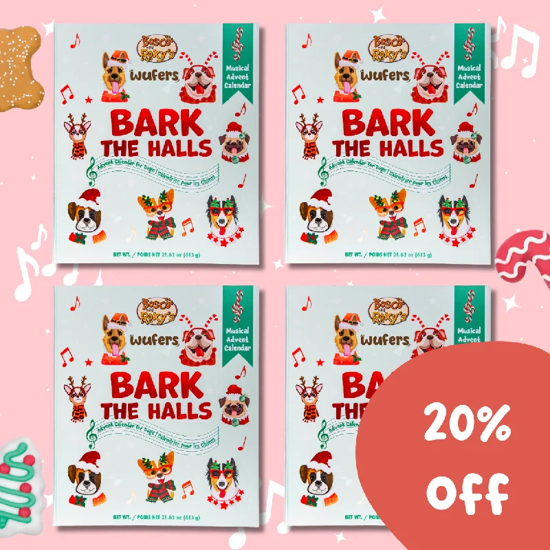 Wufers Singing Advent Calendar for Dogs | Bundle of 4