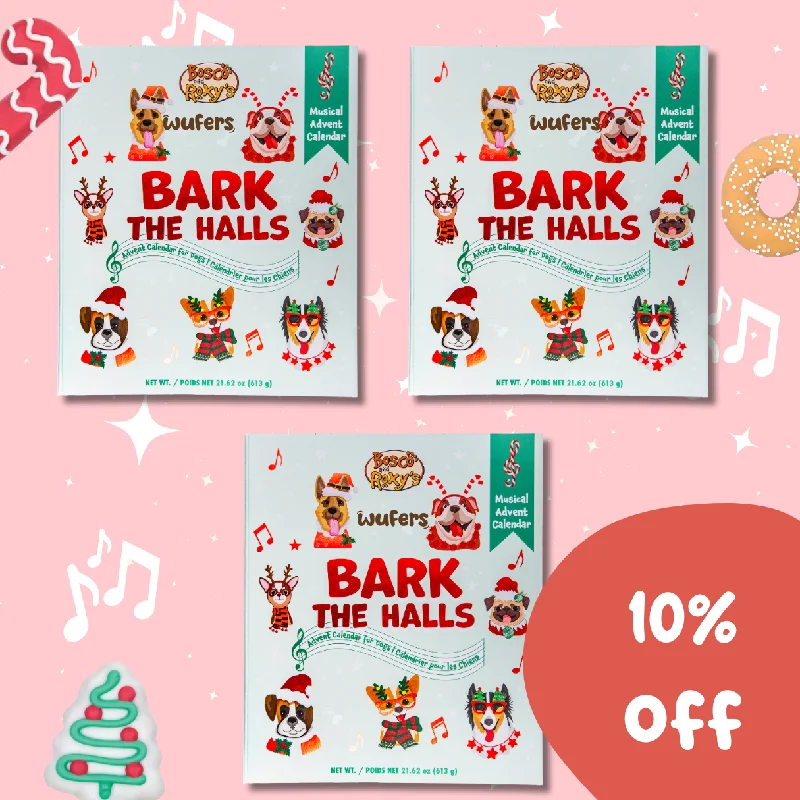 Wufers Singing Advent Calendar for Dogs | Bundle of 3